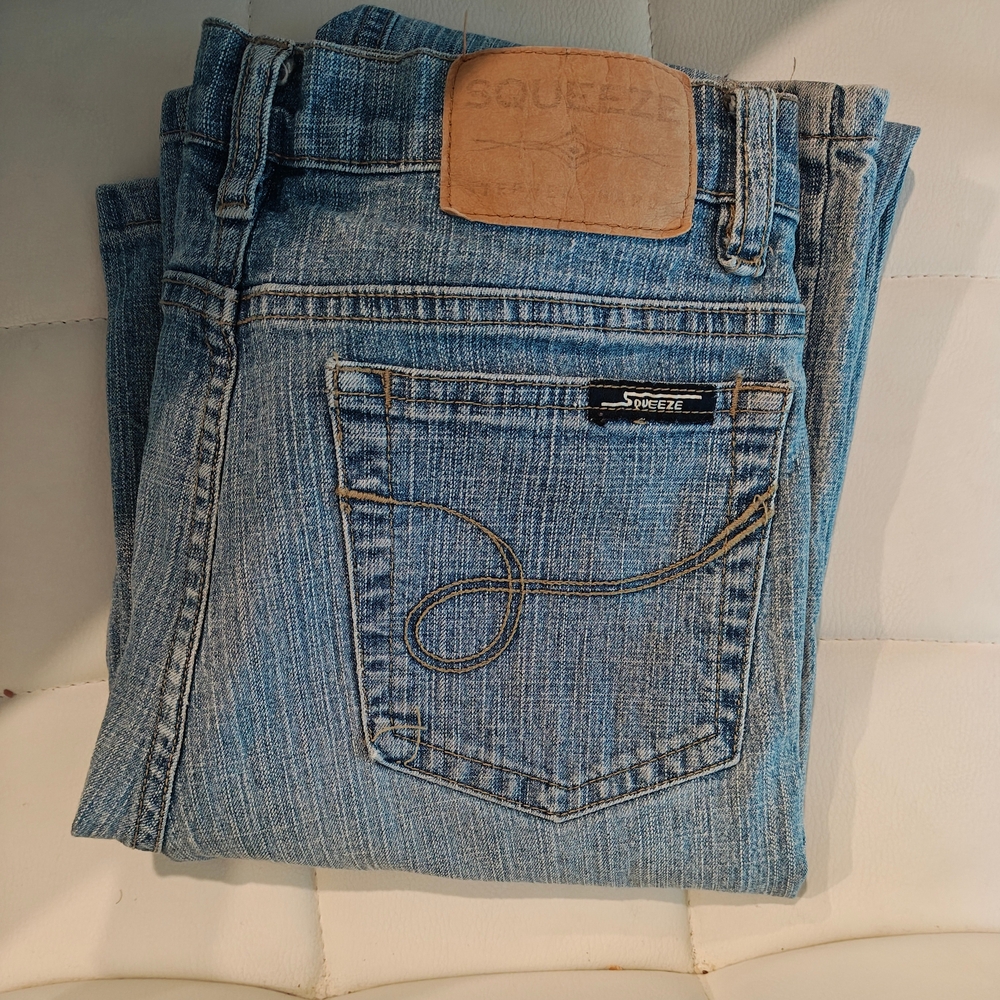 Squeeze Men's Light Blue Relaxed Jeans